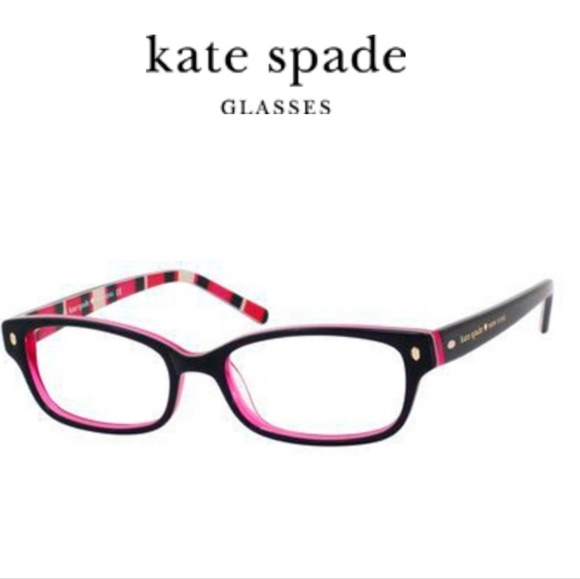 kate spade Accessories - Kate Spade Black and Pink Eyewear LUCYANN And  Hardshell Case